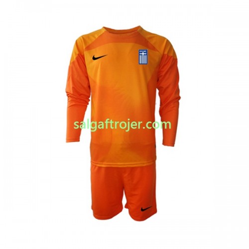 Grækenland Fodboldtrøjer Målmand Børn 3. sæt 2022/23 Langærmet Grækenland Fodboldtrøjer Målmand Børn 3. sæt 2022/23 Langærmet